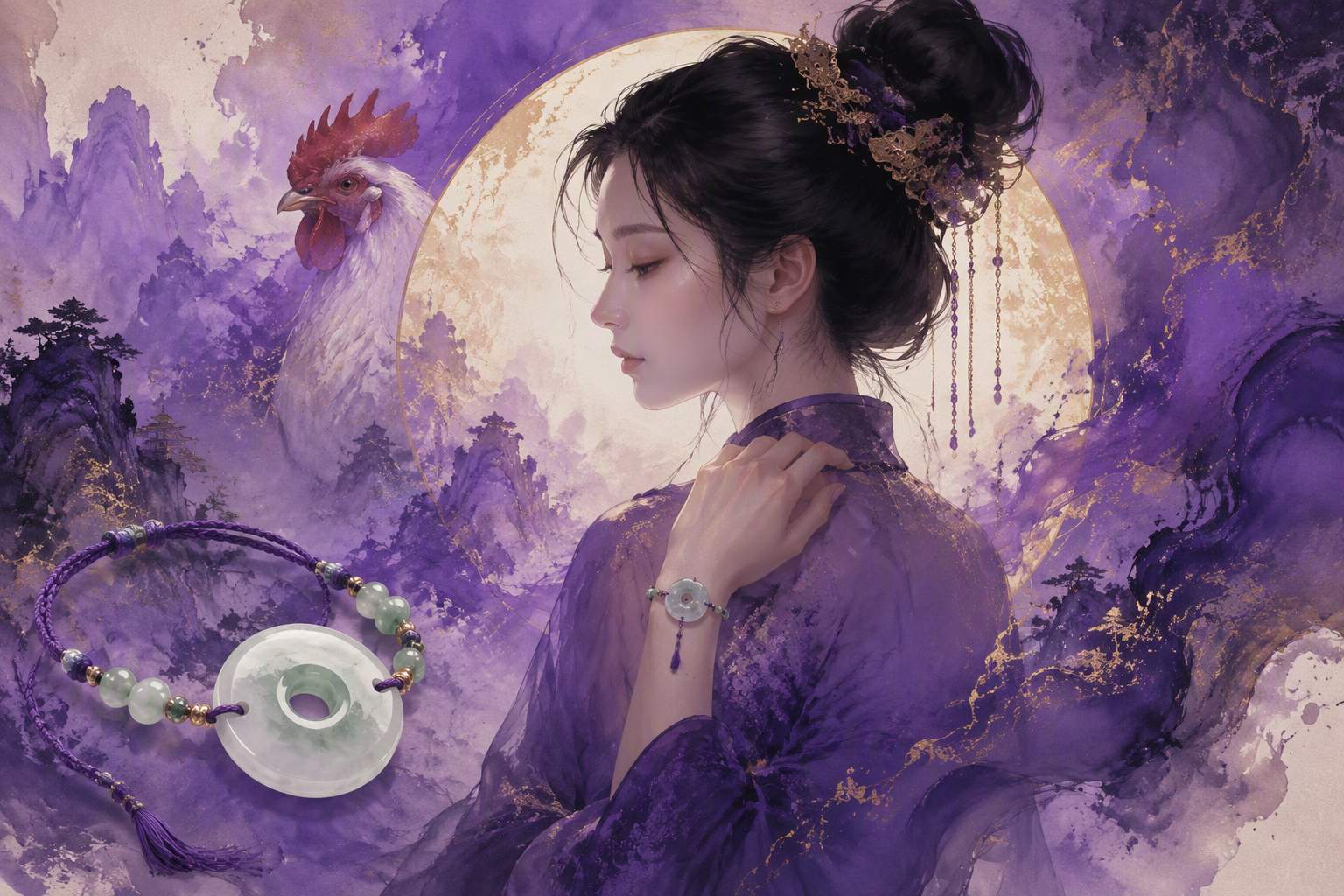 属鸡女生能戴玉扣手链吗