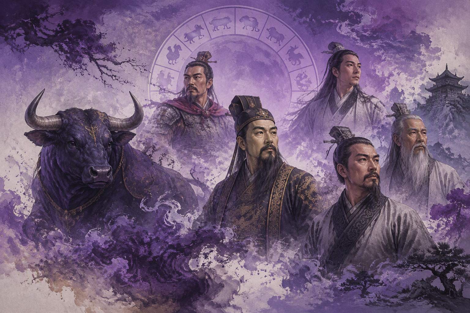 古代名人中属牛的有哪些